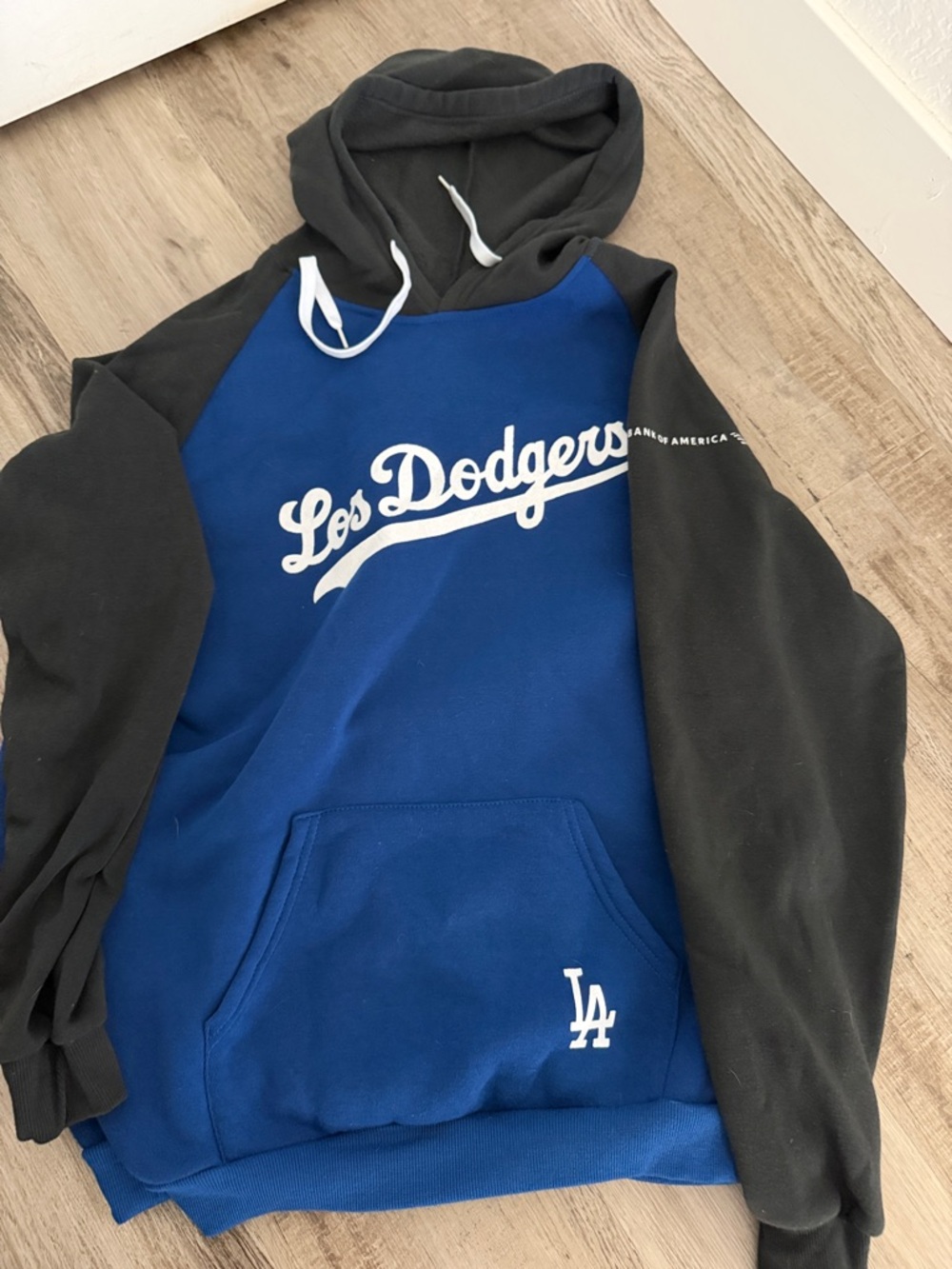 Dodgers hoodie- so soft. Los Dodgers giveaway Blue & Black Pullover Hoodie